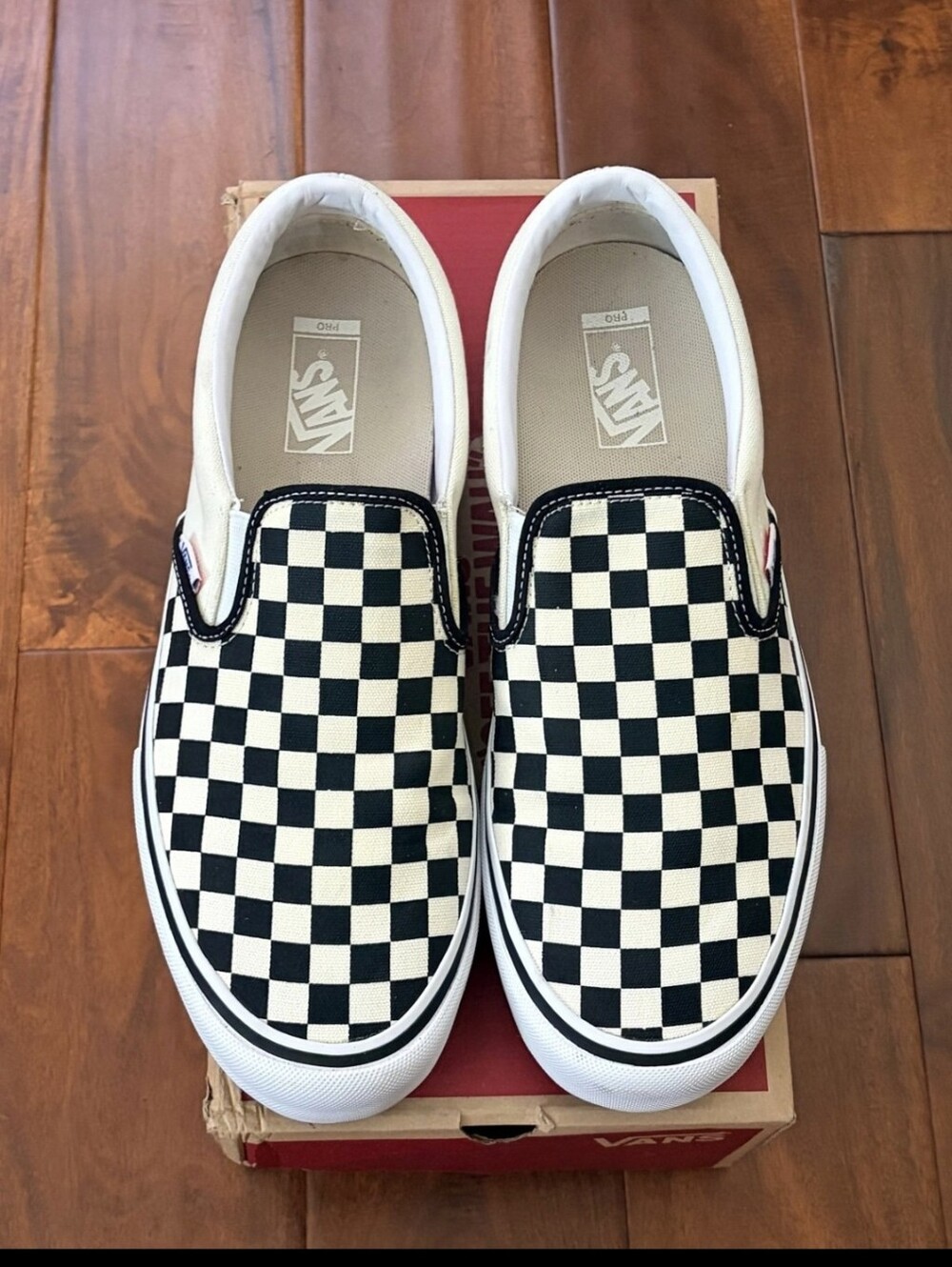 NIB!!! Vans Slip-On Pro Checkerboard Shoes. Size 12